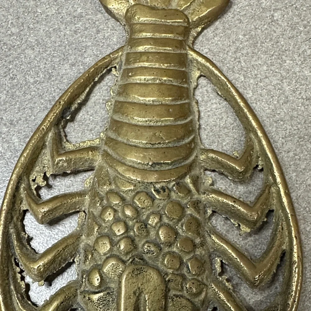 Brass Crawdad Bottle Opener 5 1/4”x2 1/2”